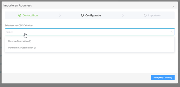 Contacten importeren image 1