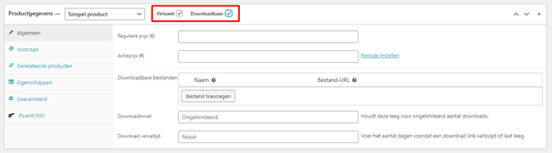 Een product aanmaken en verkopen via een pagina image 14