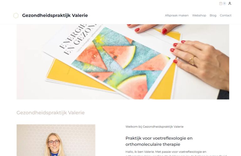 Gezondheidspraktijk Valerie - online aanwezigheid