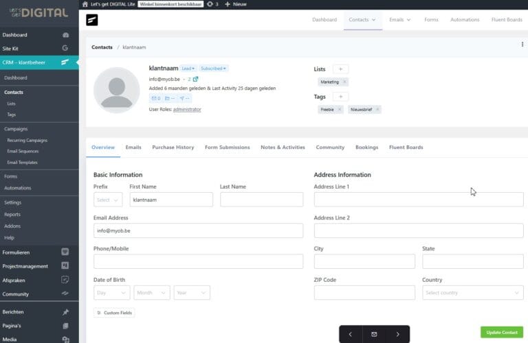 klantbeheer CRM