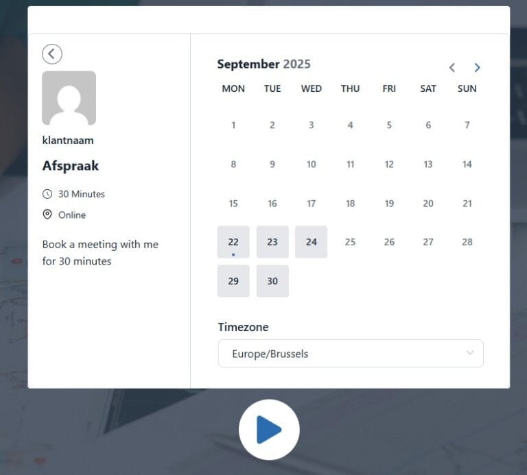 online afspraak